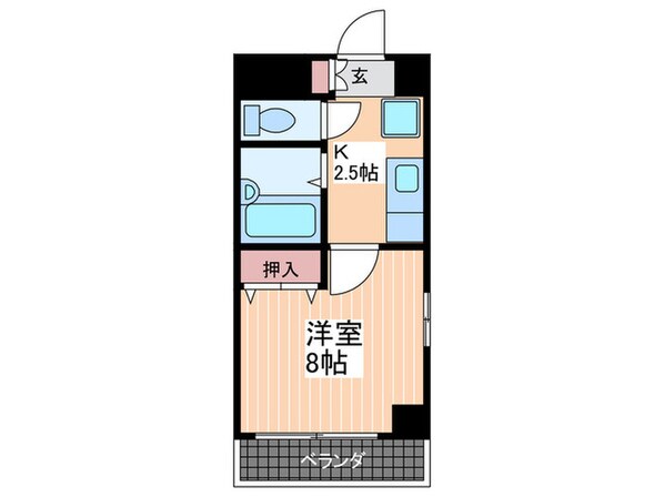 ユアコ－ト舟入の物件間取画像